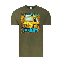 Vintage Olive student delivery specialist Vintage Tee - NancyCooperArtShop