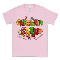 Bubblegum Pink Christmas cafeteria crew Classic Tee - MaliasSmallBusiness