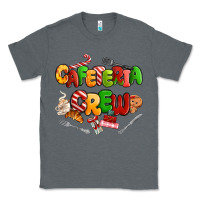 Charcoal Heather Christmas cafeteria crew Classic Tee - MaliasSmallBusiness