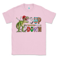 Bubblegum Pink 3 up 3 down rex Classic Tee - CowhideDigitalArt