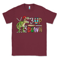 Burgundy 3 up 3 down rex Classic Tee - CowhideDigitalArt
