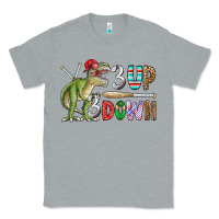 Heather Grey 3 up 3 down rex Classic Tee - CowhideDigitalArt