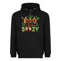 Black St. Patrick's Bad and boozy with gnome Heavyweight Hoodie - HowdyJamesFarm