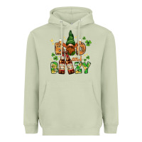 Matcha St. Patrick's Bad and boozy with gnome Heavyweight Hoodie - HowdyJamesFarm