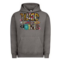 Pigment Tornado Tired As a Mother Urban Hoodie - CowhideDigitalArt