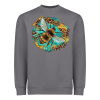 Storm leopard honeycomb with bee Heavyweight Sweatshirt - Artiststas