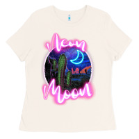 Bone neon moon Ladies Tee - JahusDesignShop