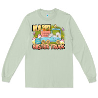 Matcha Happy Easter truck Long Sleeve Tee - LillyAllenDesigns
