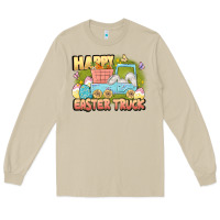 Mushroom Happy Easter truck Long Sleeve Tee - LillyAllenDesigns