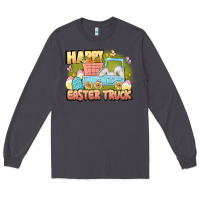 Smoke Happy Easter truck Long Sleeve Tee - LillyAllenDesigns