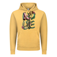 Vintage Mustard love boots horseshoe cowboy Vintage Hoodie - NancyCooperArtShop