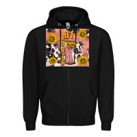 Black cowgirl boots sunflower Zipper Hoodie - TumblerDesignByShophia