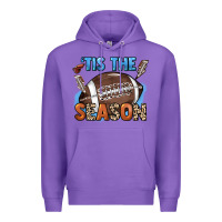 Purple Tis the season lightning bolt Premium Hoodie - HowdyJamesFarm