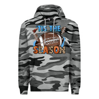 Slate Camo Tis the season lightning bolt Premium Hoodie - HowdyJamesFarm