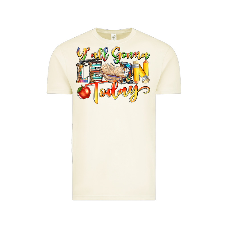 Yall Gonna Learn Today Vintage Tee by NancyCooperArtShop | Teevron