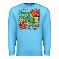 Ocean Blue happy crawdi gras olivia Premium Sweatshirt - OliviaCreatesArt