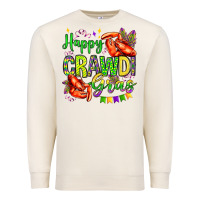 Sandshell happy crawdi gras olivia Premium Sweatshirt - OliviaCreatesArt