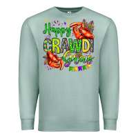 Seafoam happy crawdi gras olivia Premium Sweatshirt - OliviaCreatesArt