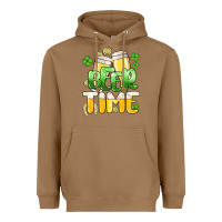 Toasted Coconut St.Patrick's Beer time Heavyweight Hoodie - HowdyJamesFarm