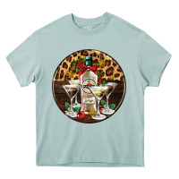 Christmas Martini Cocktail Party Heavy Core Tee | Teevron