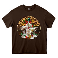 Chocolate Brown christmas martini cocktail party Heavy Core Tee - AdoDesignShop