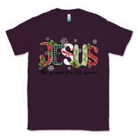 Plum jesus the reason for the season Classic Tee - MaliasSmallBusiness