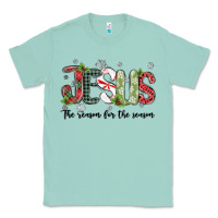 Seafoam jesus the reason for the season Classic Tee - MaliasSmallBusiness
