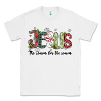 White jesus the reason for the season Classic Tee - MaliasSmallBusiness