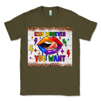 Army Green kiss whoever you want tumbler Classic Tee - JahusDesignShop