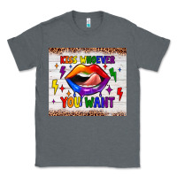Charcoal Heather kiss whoever you want tumbler Classic Tee - JahusDesignShop