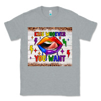 Heather Grey kiss whoever you want tumbler Classic Tee - JahusDesignShop