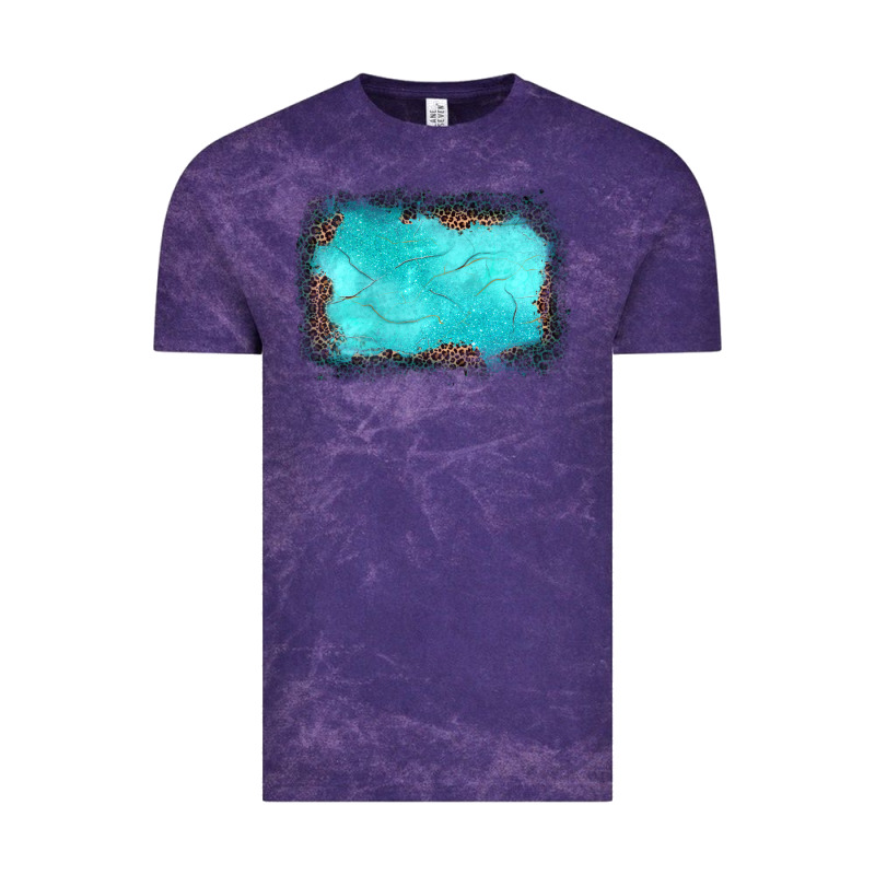 Gemstone Turquoise Leopard Background Vintage Tee by JahusDesignShop | Teevron