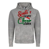 Cloud Rock santa s favorite cheer leader Vintage Hoodie - MaliasSmallBusiness
