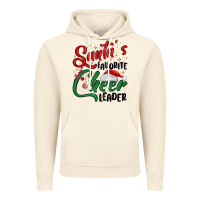 Vintage Artic santa s favorite cheer leader Vintage Hoodie - MaliasSmallBusiness