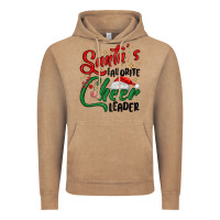Vintage Coffee santa s favorite cheer leader Vintage Hoodie - MaliasSmallBusiness