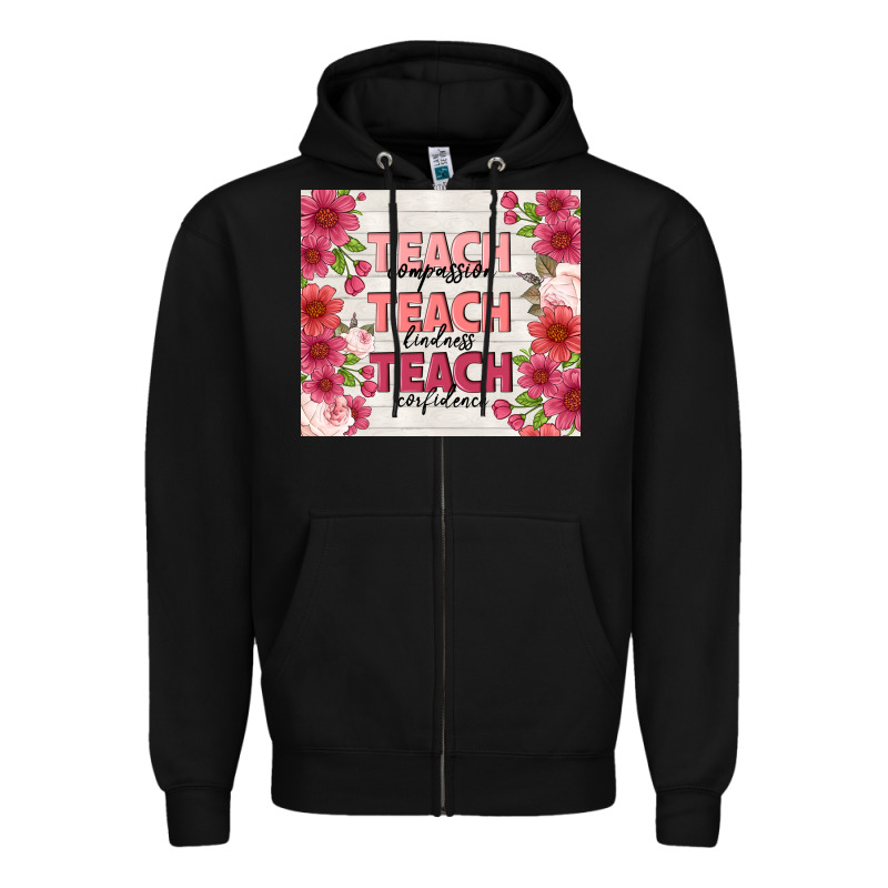 Teacher Life Zipper Hoodie by TumblerDesignByShophia | Teevron