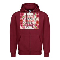 Burgundy teacher life Zipper Hoodie - TumblerDesignByShophia