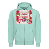 Seafoam teacher life Zipper Hoodie - TumblerDesignByShophia