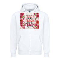 White teacher life Zipper Hoodie - TumblerDesignByShophia