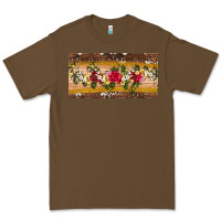 Cacao western  leopardfloral licanse plate Premium Tee - Artiststas