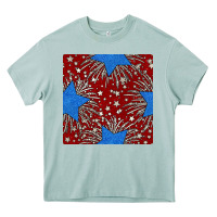 Arona Glitter 4th of July Seamless Pattern Heavy Core Tee - BundleAndBundleShop