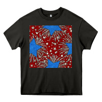 Asphalt Glitter 4th of July Seamless Pattern Heavy Core Tee - BundleAndBundleShop
