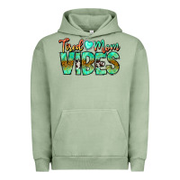 Pigment Oil Green Tired Mom Vibes Urban Hoodie - CowhideDigitalArt