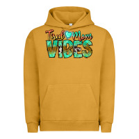 Pigment Peanut Butter Tired Mom Vibes Urban Hoodie - CowhideDigitalArt