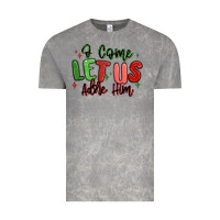 Cloud Rock o come let us adore him christmas Vintage Tee - MaliasSmallBusiness