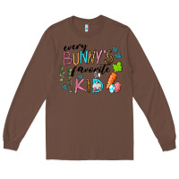 Chestnut Every Bunnys Favorite Kid Long Sleeve Tee - RanaPortraitStore