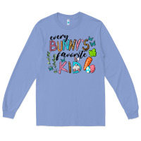 Colony Blue Every Bunnys Favorite Kid Long Sleeve Tee - RanaPortraitStore