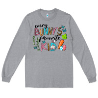 Heather Grey Every Bunnys Favorite Kid Long Sleeve Tee - RanaPortraitStore