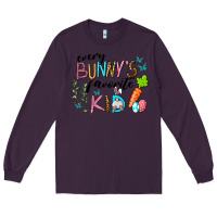 Plum Every Bunnys Favorite Kid Long Sleeve Tee - RanaPortraitStore