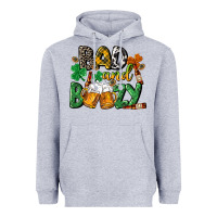 Heather Grey Bad and boozy St. Patrick's Day Heavyweight Hoodie - CowGirlArtShop